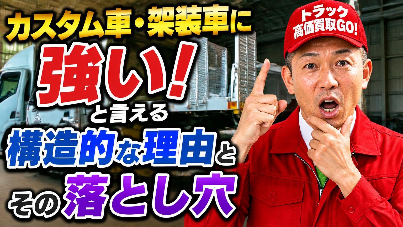 カスタム車・架装車に強いと言える構造的な理由と、その落とし穴