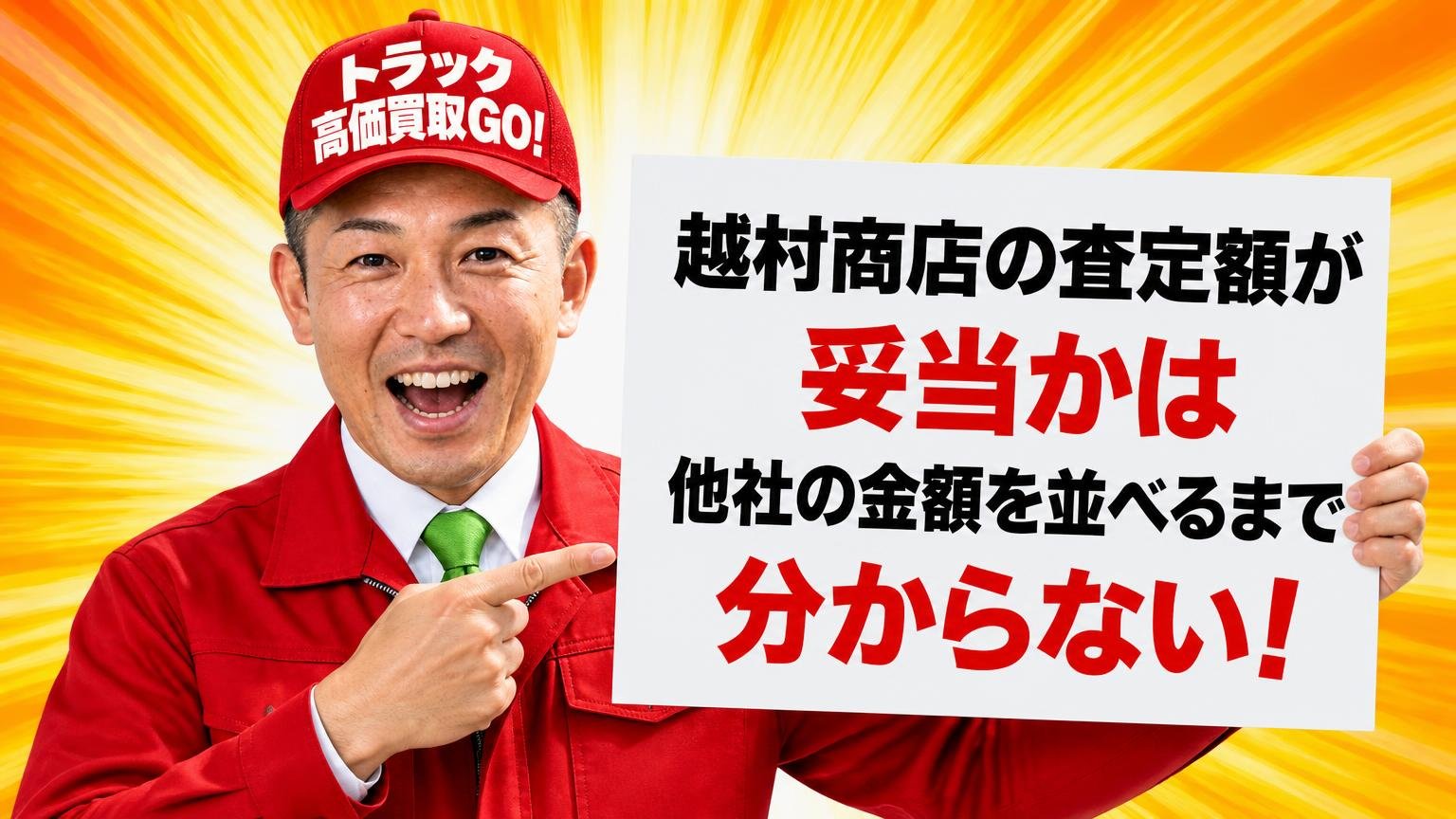 【物差し③】越村商店の査定額が妥当かは、他社の金額を並べるまで分からない