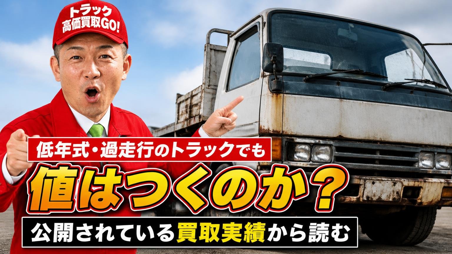 低年式・過走行のトラックでも値はつくのか|公開されている買取実績から読む