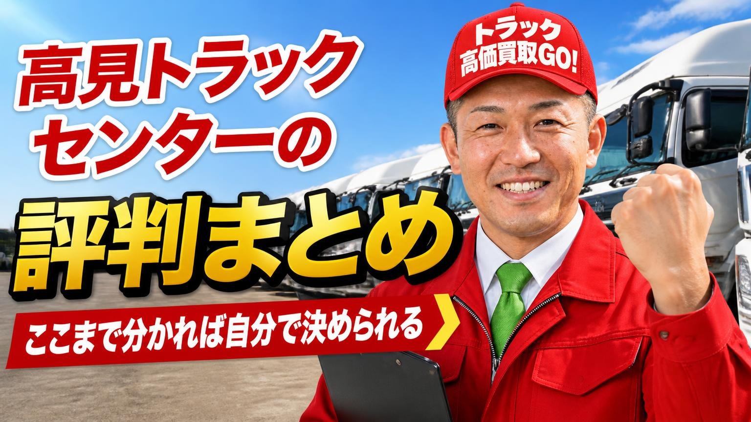 高見トラックセンターの評判まとめ｜ここまで分かれば自分で決められる