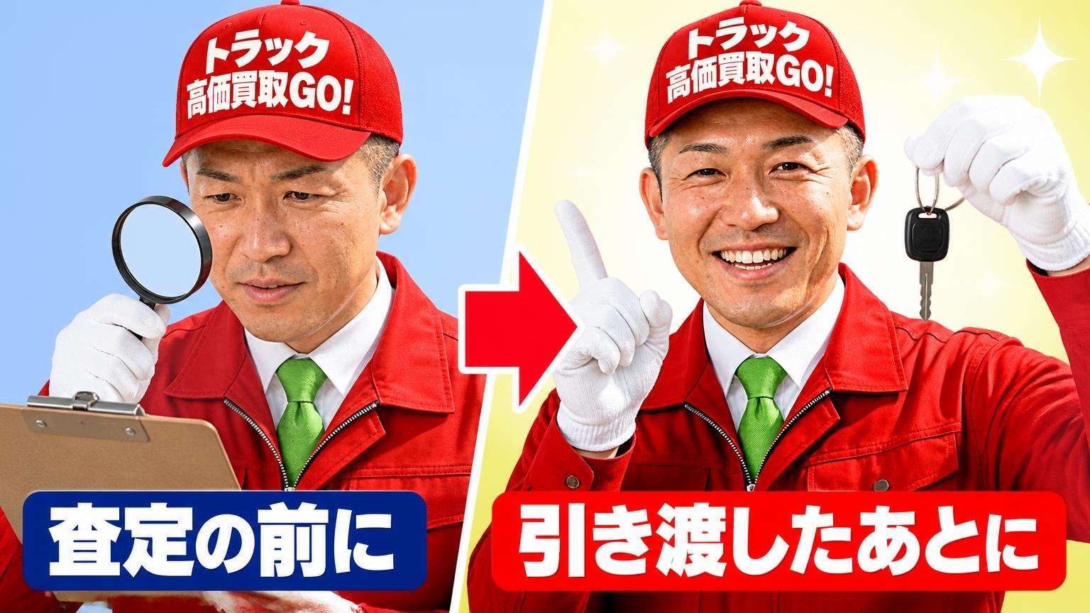 査定の前と、引き渡したあとにやること