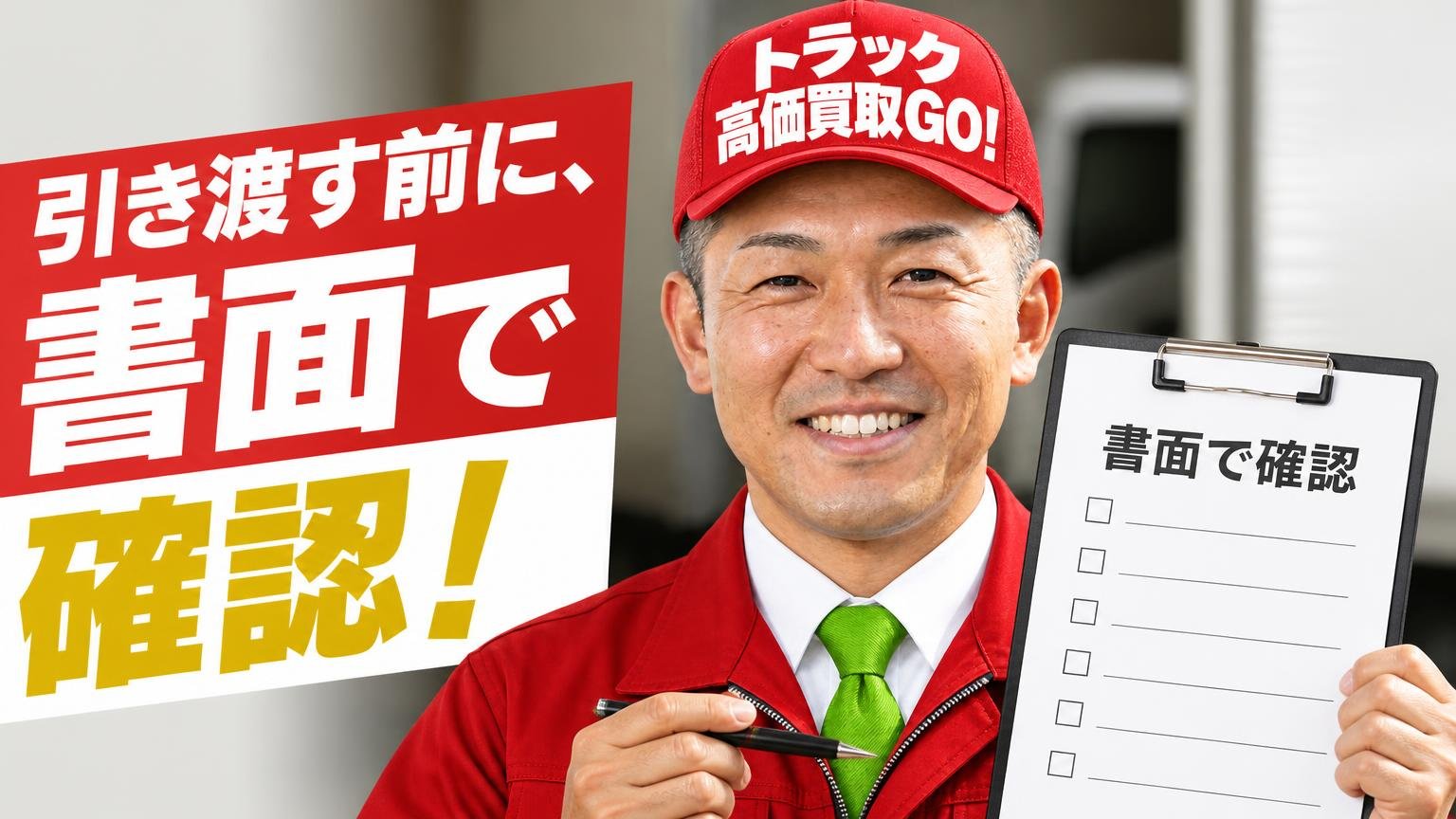 引き渡す前に、書面で確認しておくこと