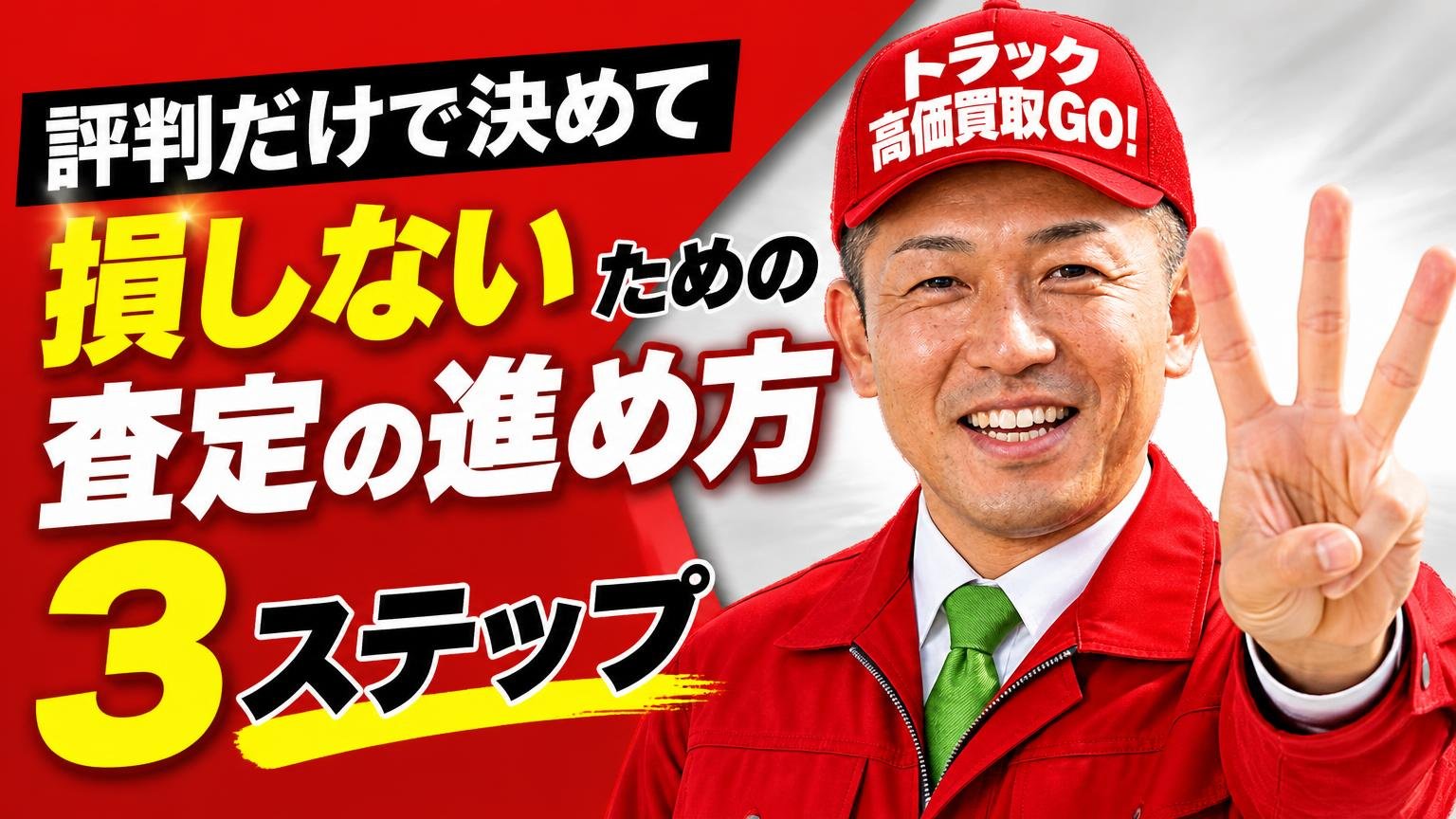 評判だけで決めて損しないための、査定の進め方3ステップ