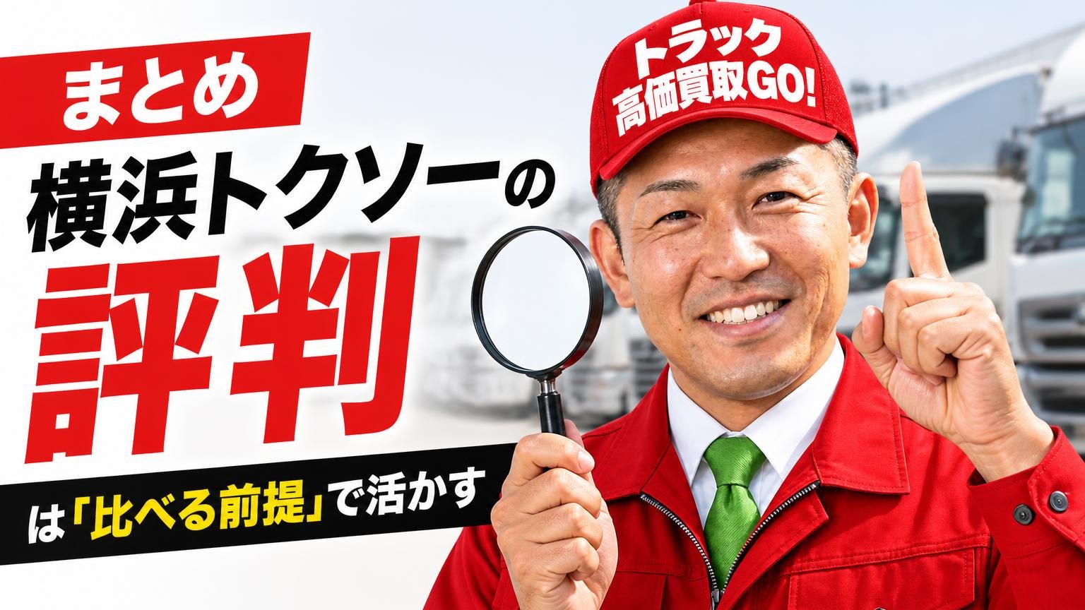 まとめ|横浜トクソーの評判は「比べる前提」で活かす