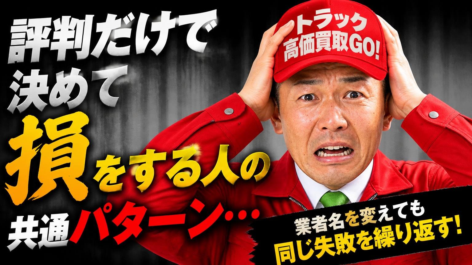 評判だけで決めて損をする人の共通パターン。業者名を変えても同じ失敗を繰り返す