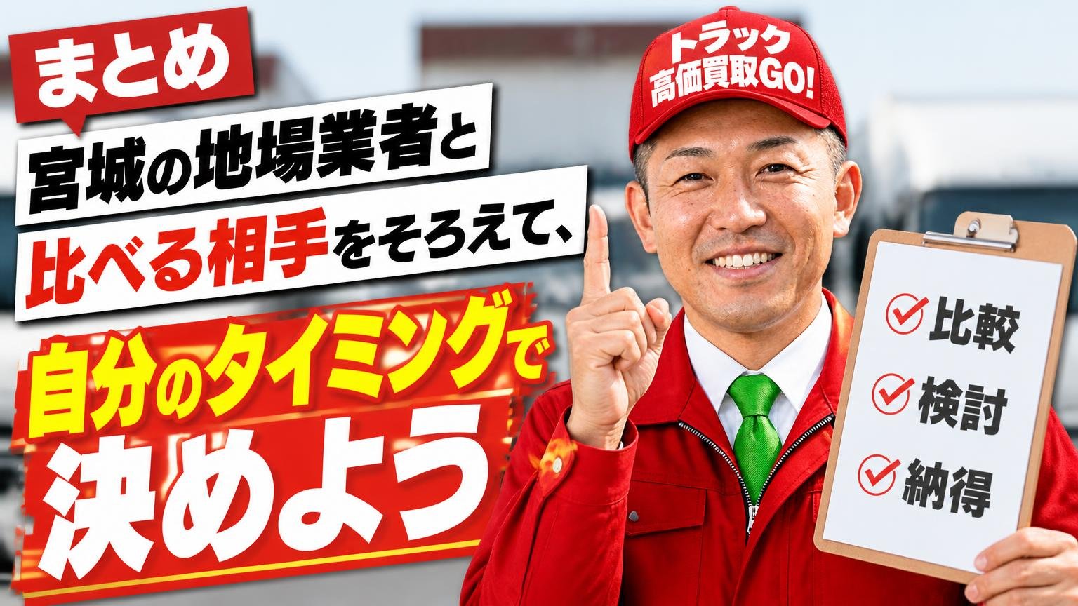 まとめ|宮城の地場業者と比べる相手をそろえて、自分のタイミングで決めよう