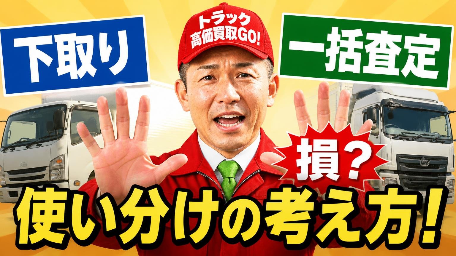 下取りや一括査定は損?使い分けの考え方