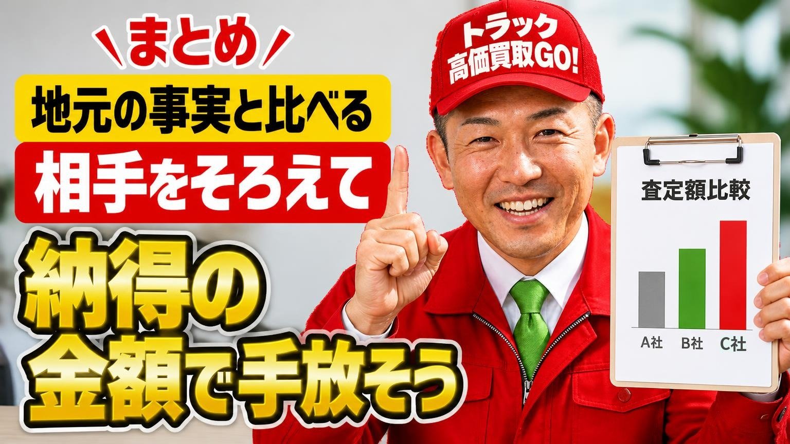 まとめ｜地元の事実と比べる相手をそろえて、納得の金額で手放そう