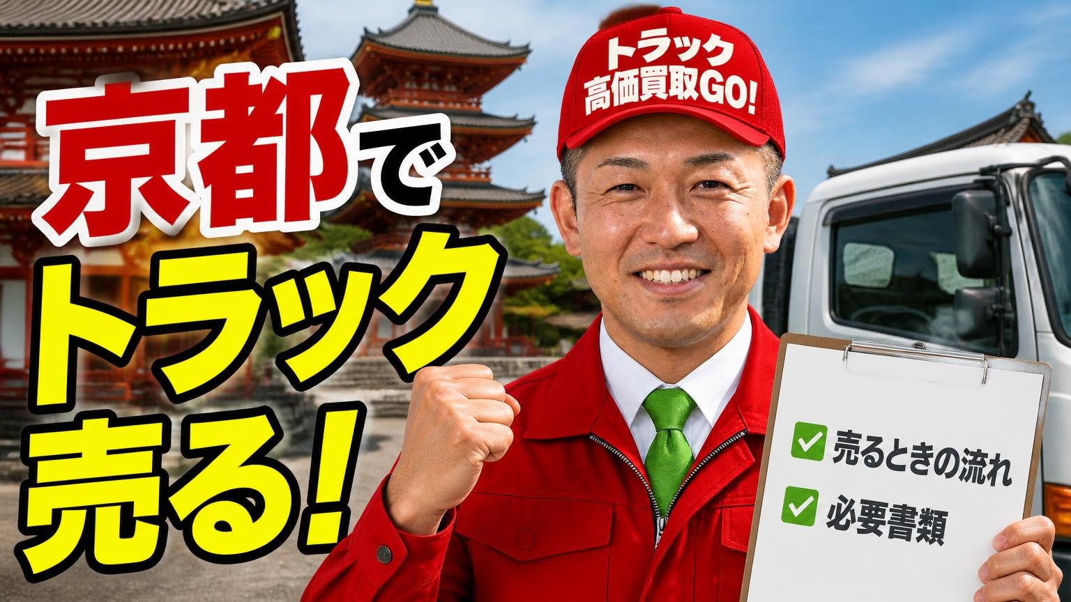 京都でトラックを売るときの流れと必要書類