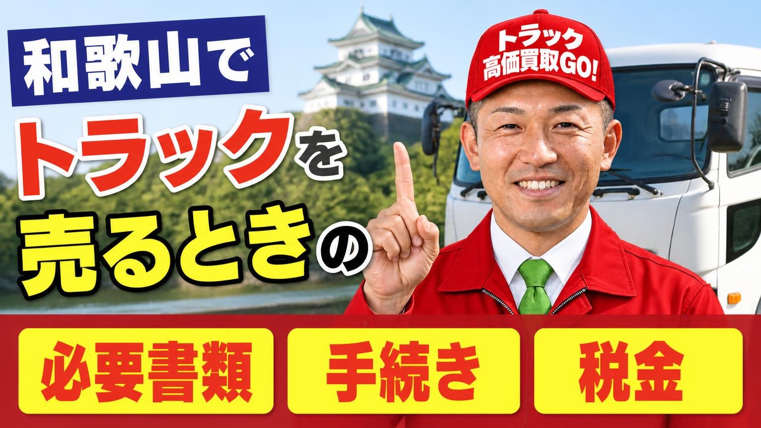 和歌山でトラックを売るときの必要書類・手続き・税金
