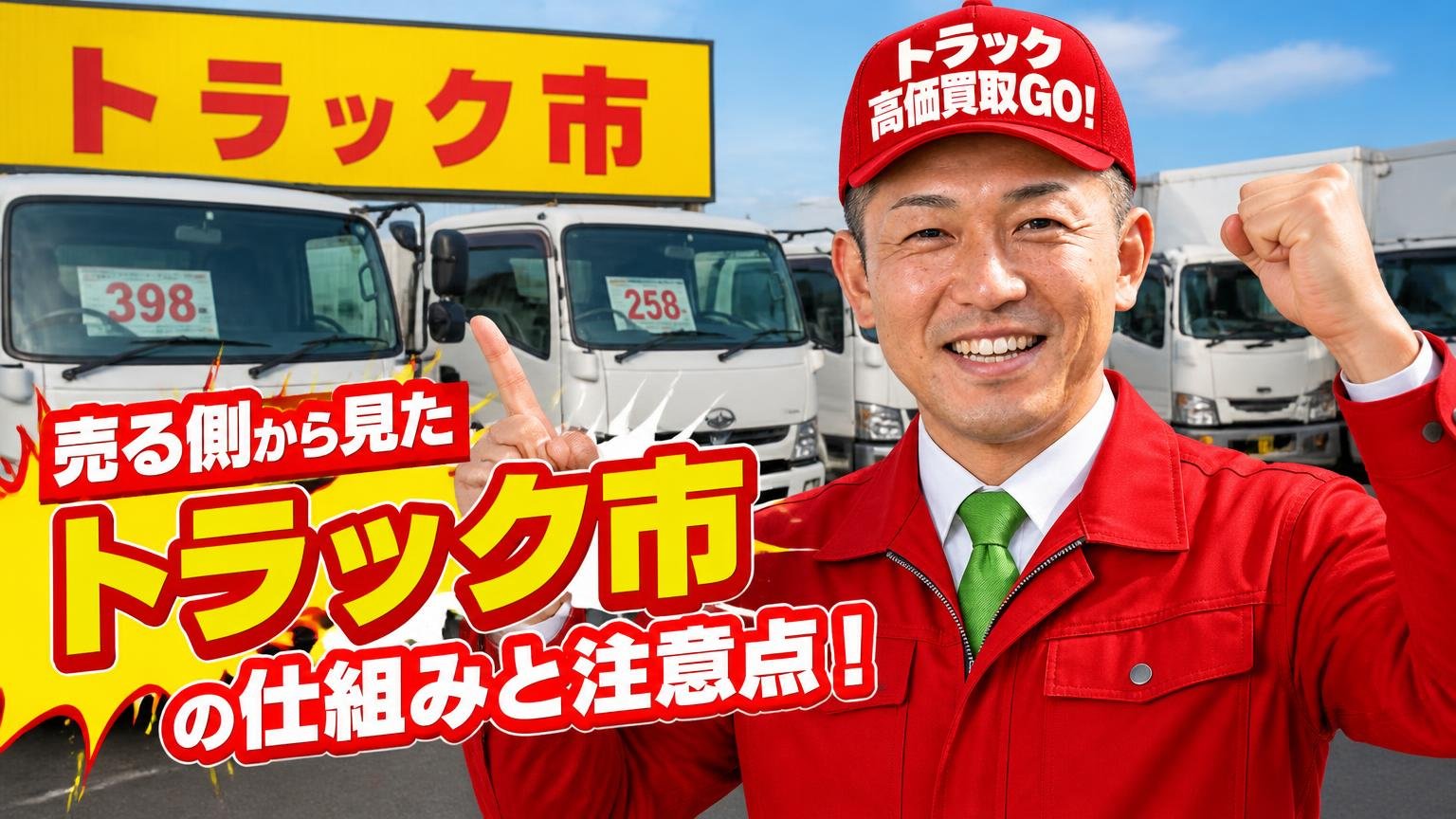 売る側から見たトラック市|「とらっくバンバン」の仕組みと注意点
