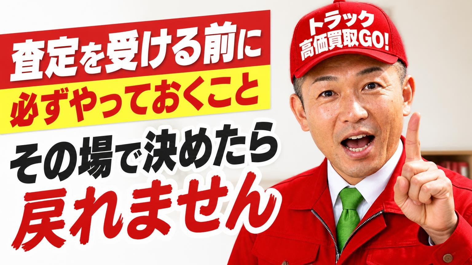 査定を受ける前に必ずやっておくこと|その場で決めたら戻れません