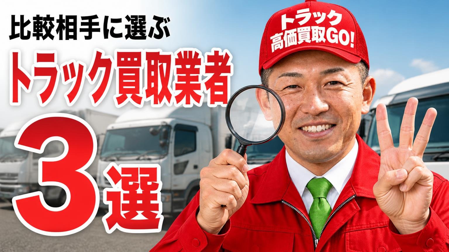 グルーウェーブの査定額が妥当か確かめたい人が、比較相手に選んでいるトラック買取業者3選