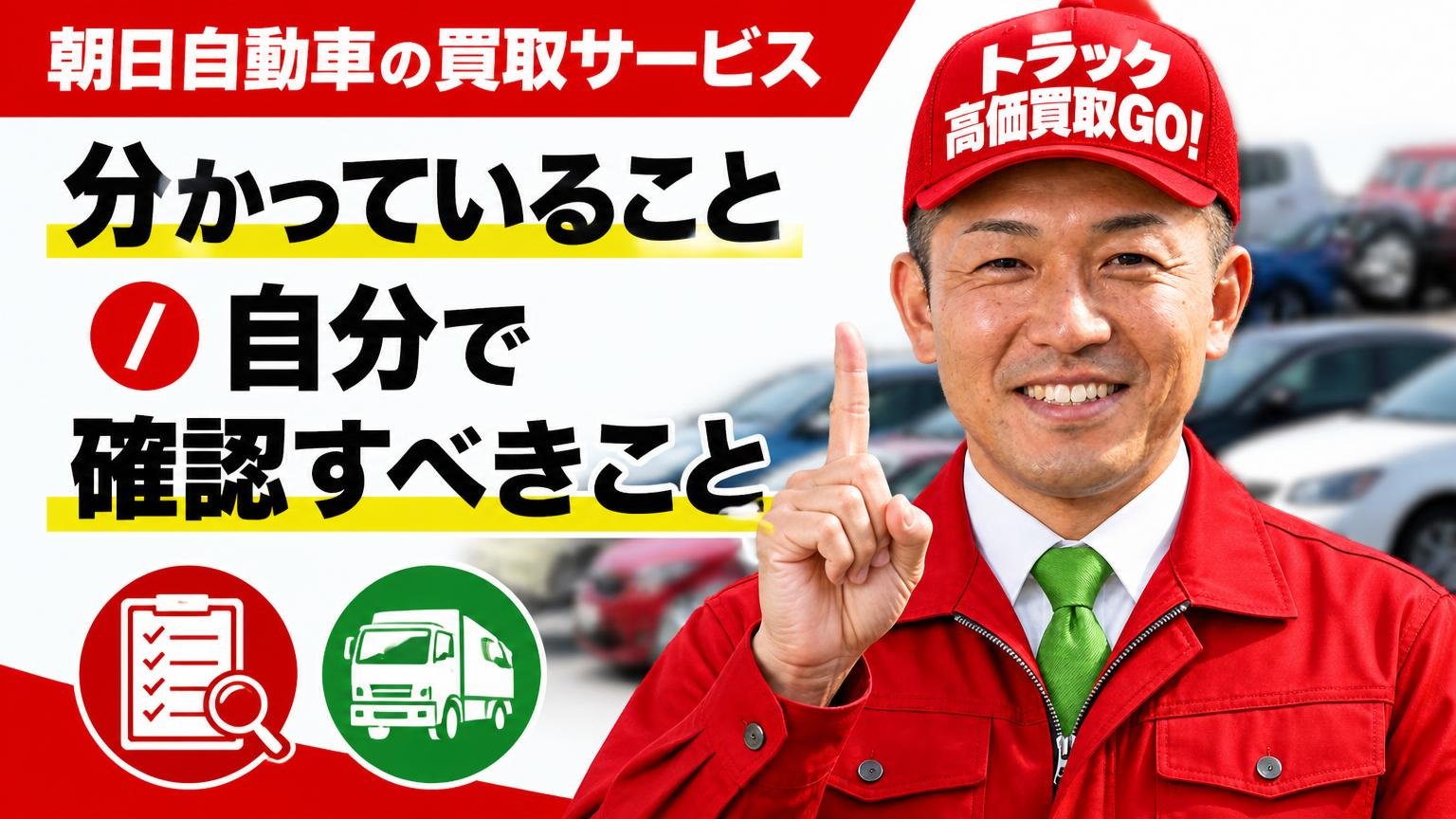 朝日自動車の買取サービス|分かっていること/自分で確認すべきこと