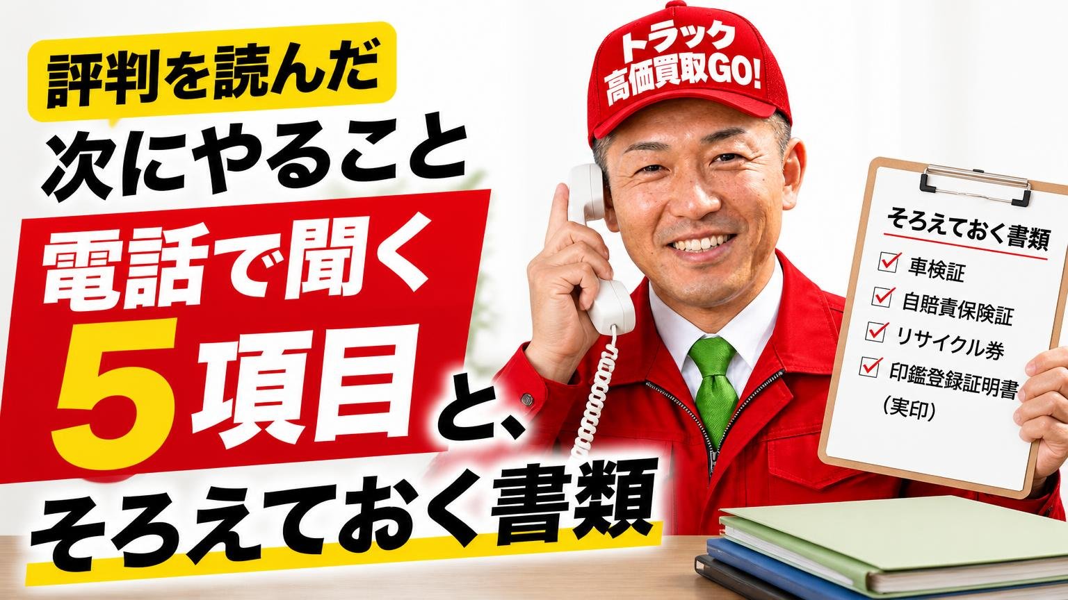 評判を読んだ次にやること|電話で聞く5項目と、そろえておく書類