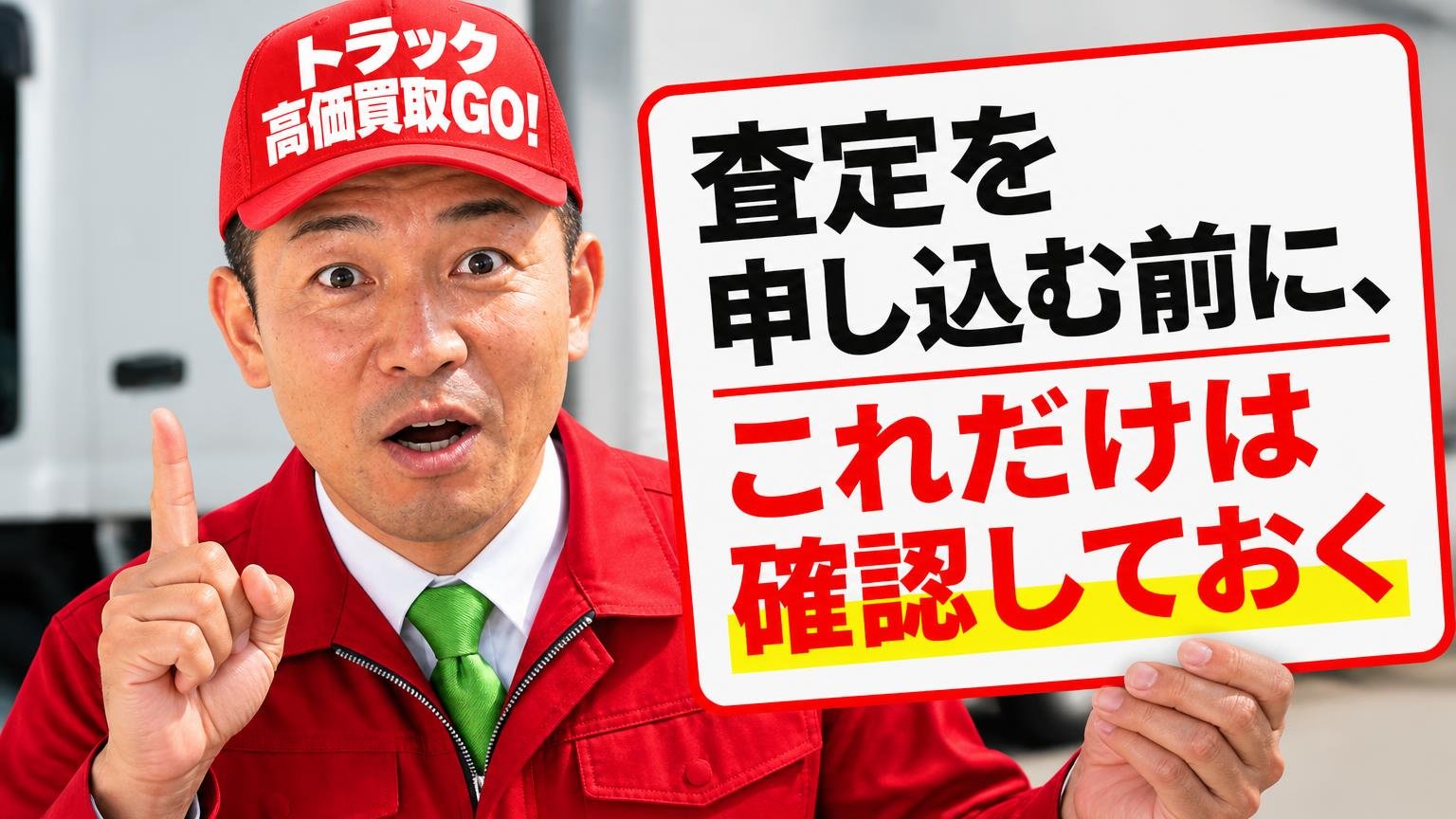 査定を申し込む前に、これだけは確認しておく