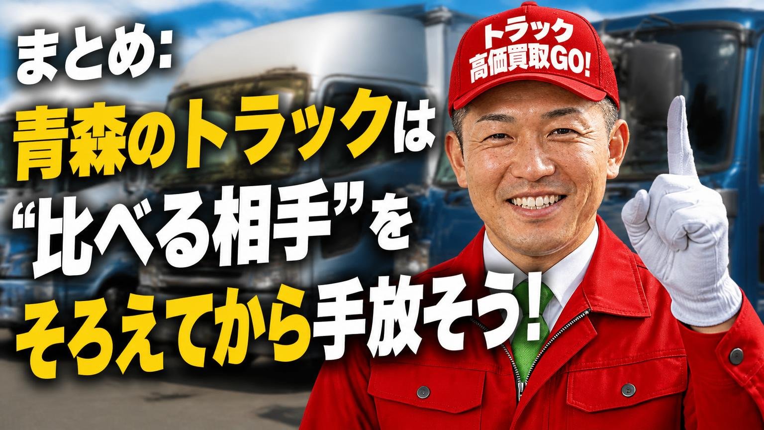まとめ：青森のトラックは"比べる相手"をそろえてから手放そう