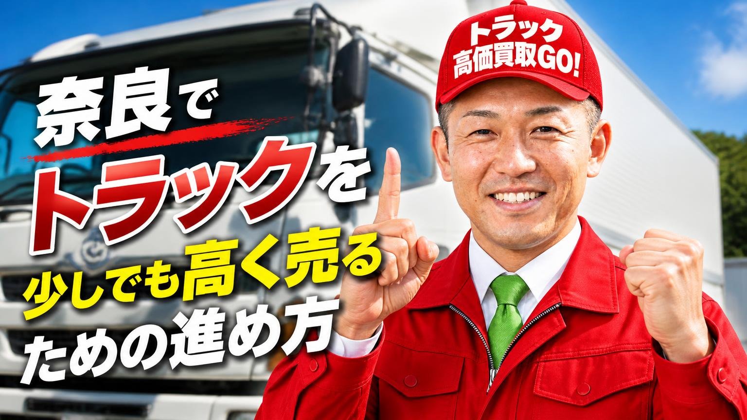 奈良でトラックを少しでも高く売るための進め方