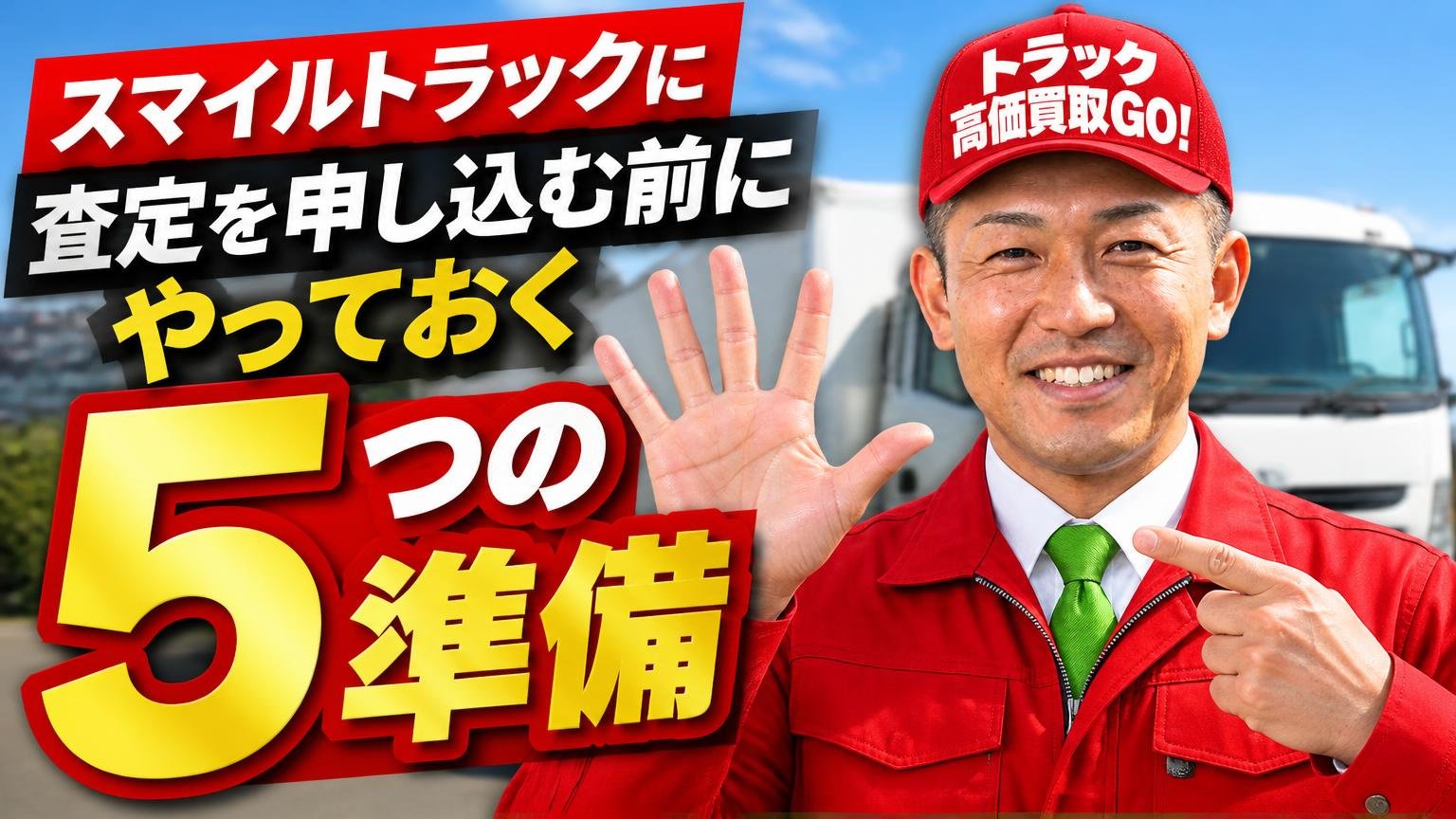 スマイルトラックに査定を申し込む前にやっておく5つの準備