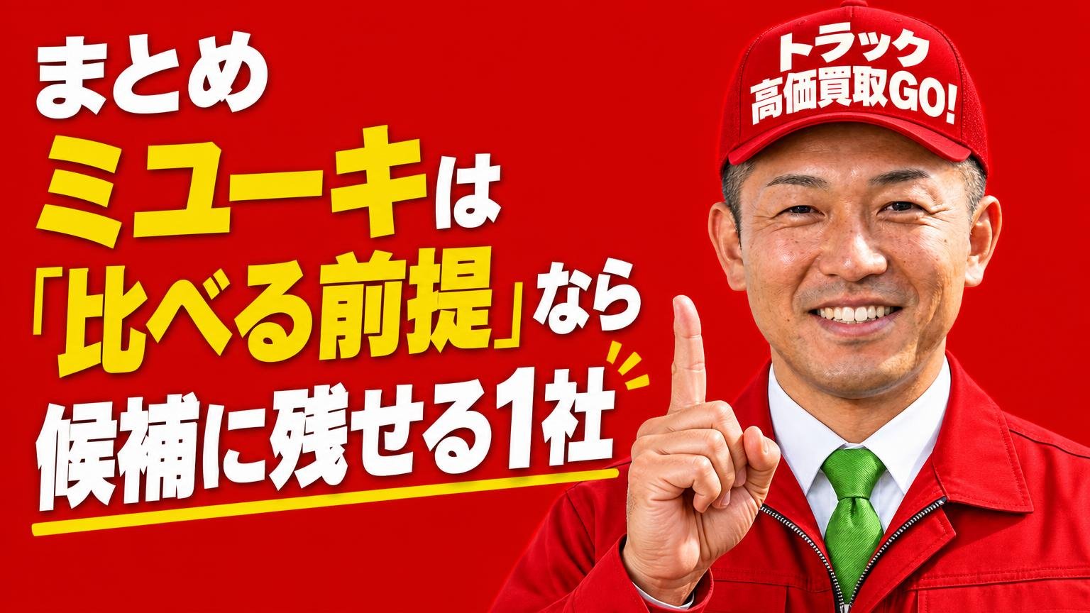 まとめ｜ミユーキは「比べる前提」なら候補に残せる1社