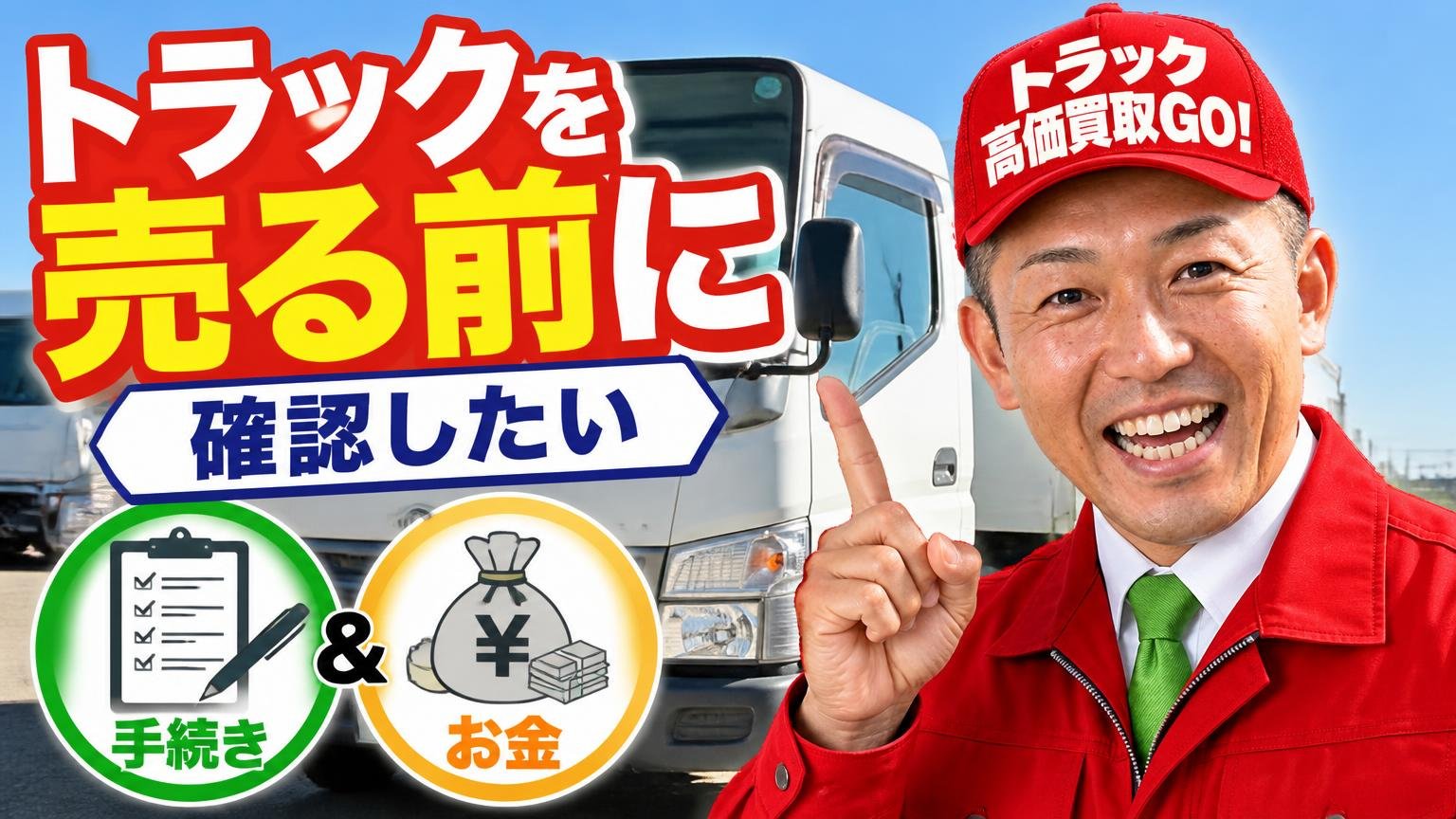 トラックを売る前に確認したい手続きとお金