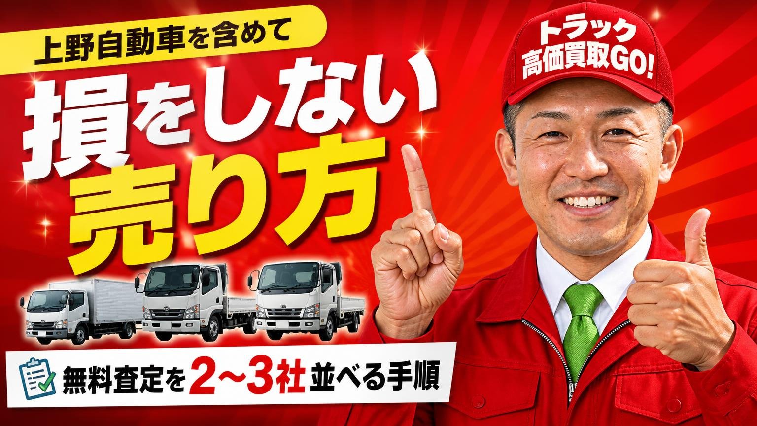 上野自動車を含めて損をしない売り方|無料査定を2〜3社並べる手順
