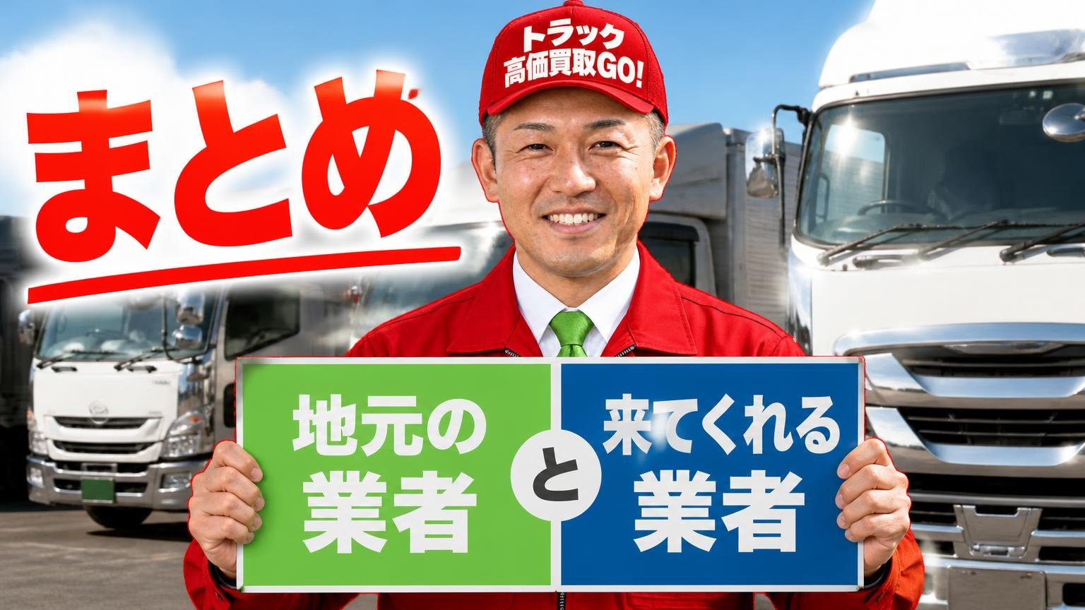 まとめ|岩手のトラックは「地元の業者」と「来てくれる業者」を並べて決めよう
