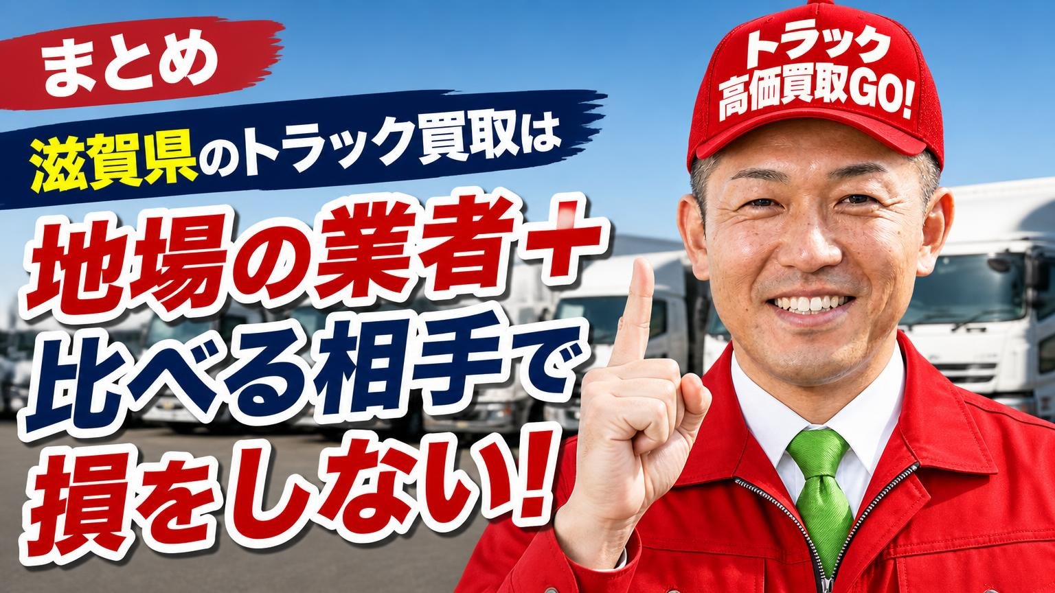 まとめ|滋賀県のトラック買取は「地場の業者+比べる相手」で損をしない