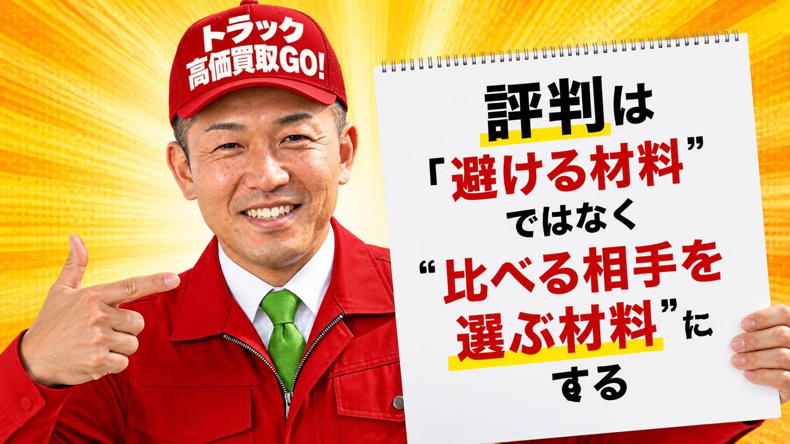 まとめ:評判は「避ける材料」ではなく「比べる相手を選ぶ材料」にする