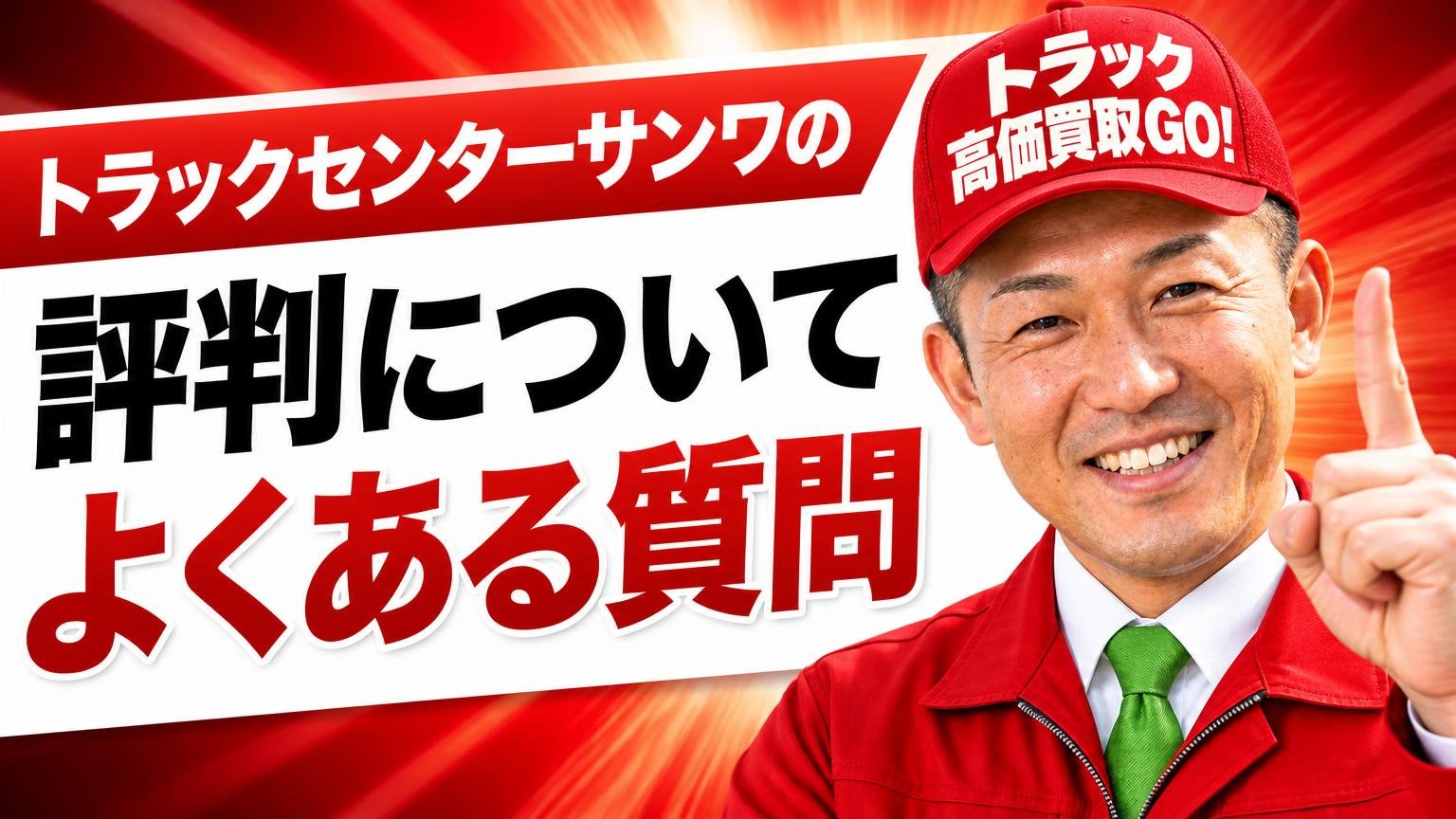 トラックセンターサンワの評判についてよくある質問