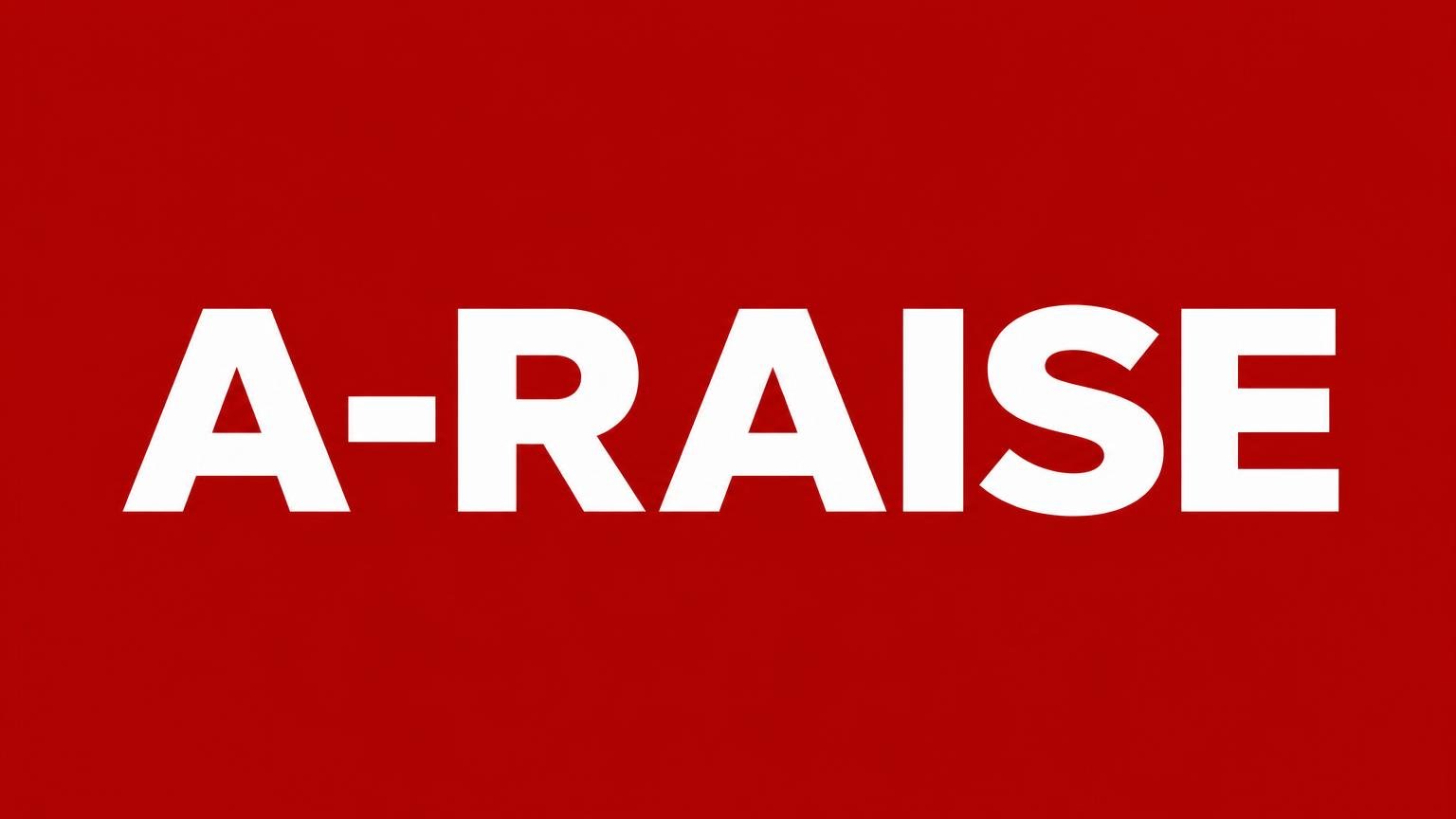 A-RAISE|宮城県のトラック買取業者(赤い背景に白い文字で業者名を表示)