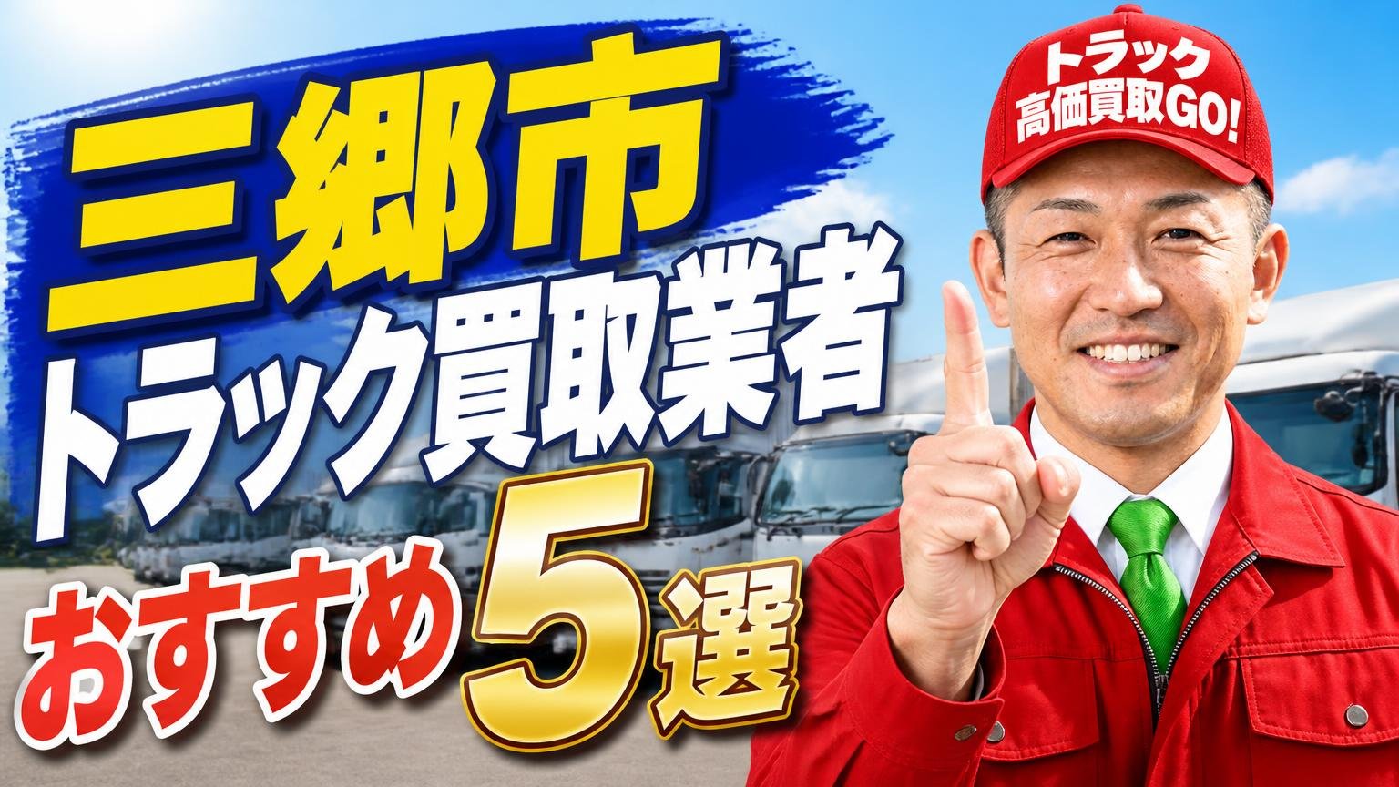 三郷市トラック買取業者おすすめ5選