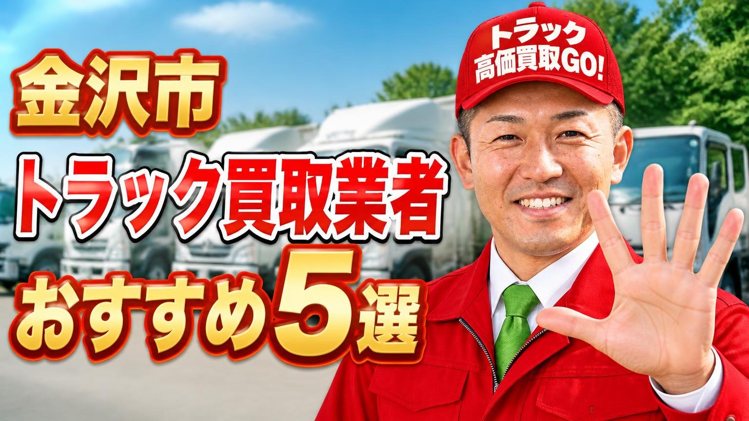 金沢市トラック買取業者おすすめ5選
