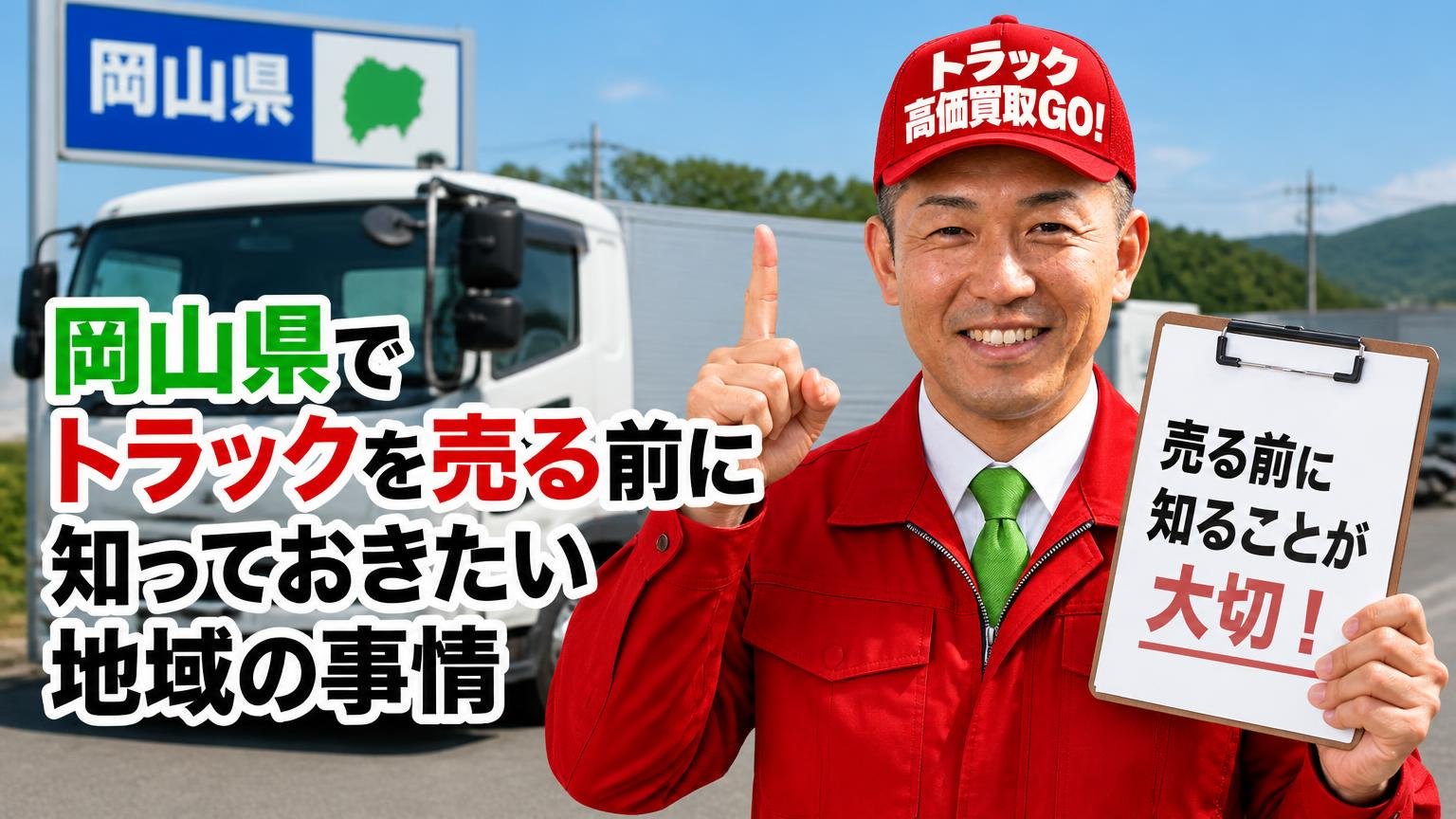 岡山県でトラックを売る前に知っておきたい地域の事情