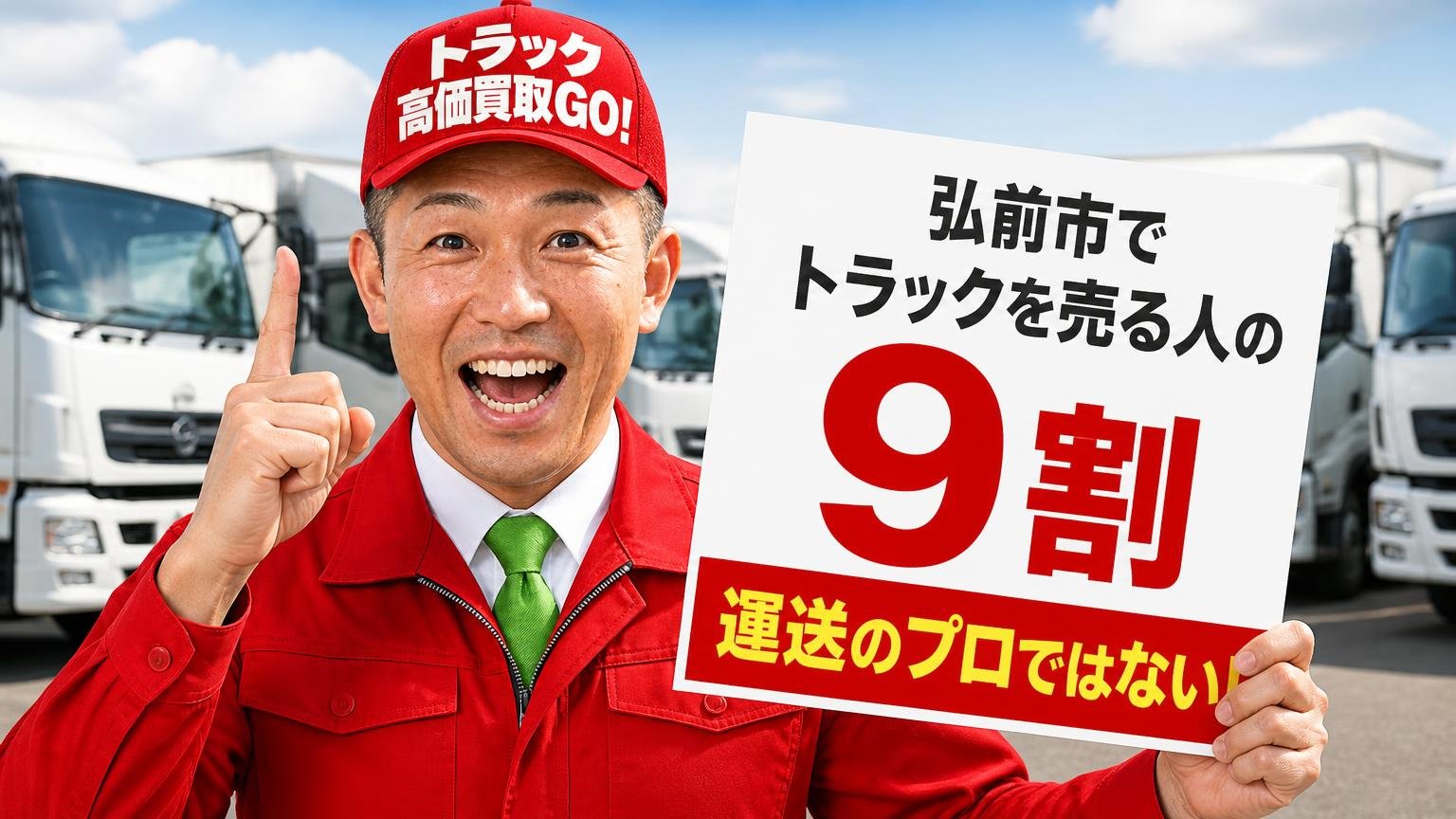 弘前市でトラックを売る人の9割は「運送のプロ」ではない|統計で見る弘前のトラック事情