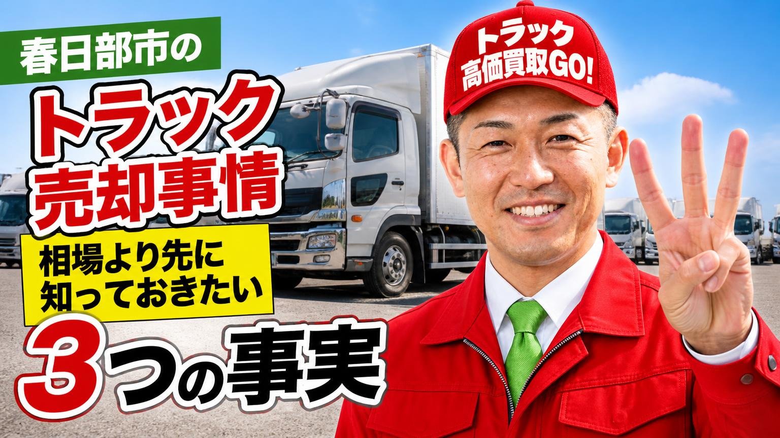 春日部市のトラック売却事情:相場より先に知っておきたい3つの事実