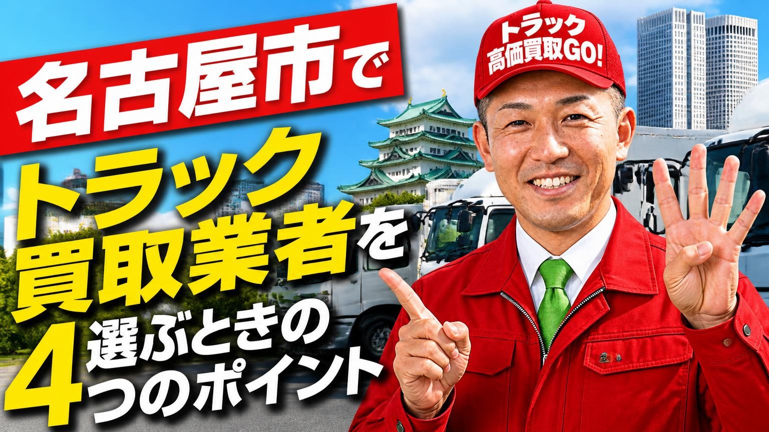 名古屋市でトラック買取業者を選ぶときの4つのポイント