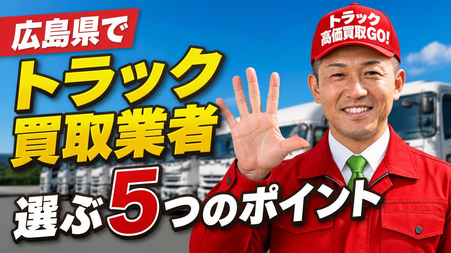 広島県でトラック買取業者を選ぶ5つのポイント