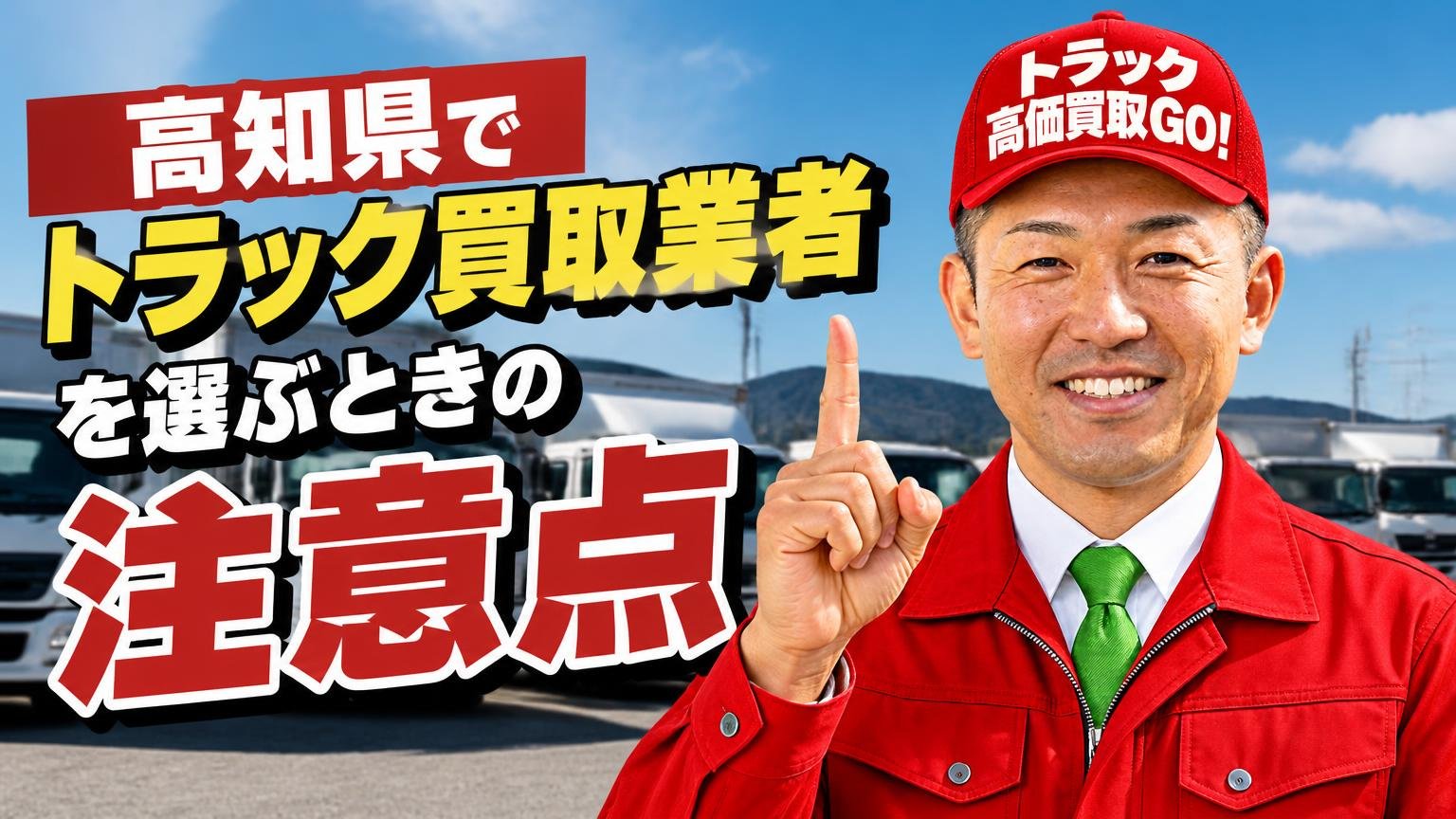 高知県でトラック買取業者を選ぶときの注意点