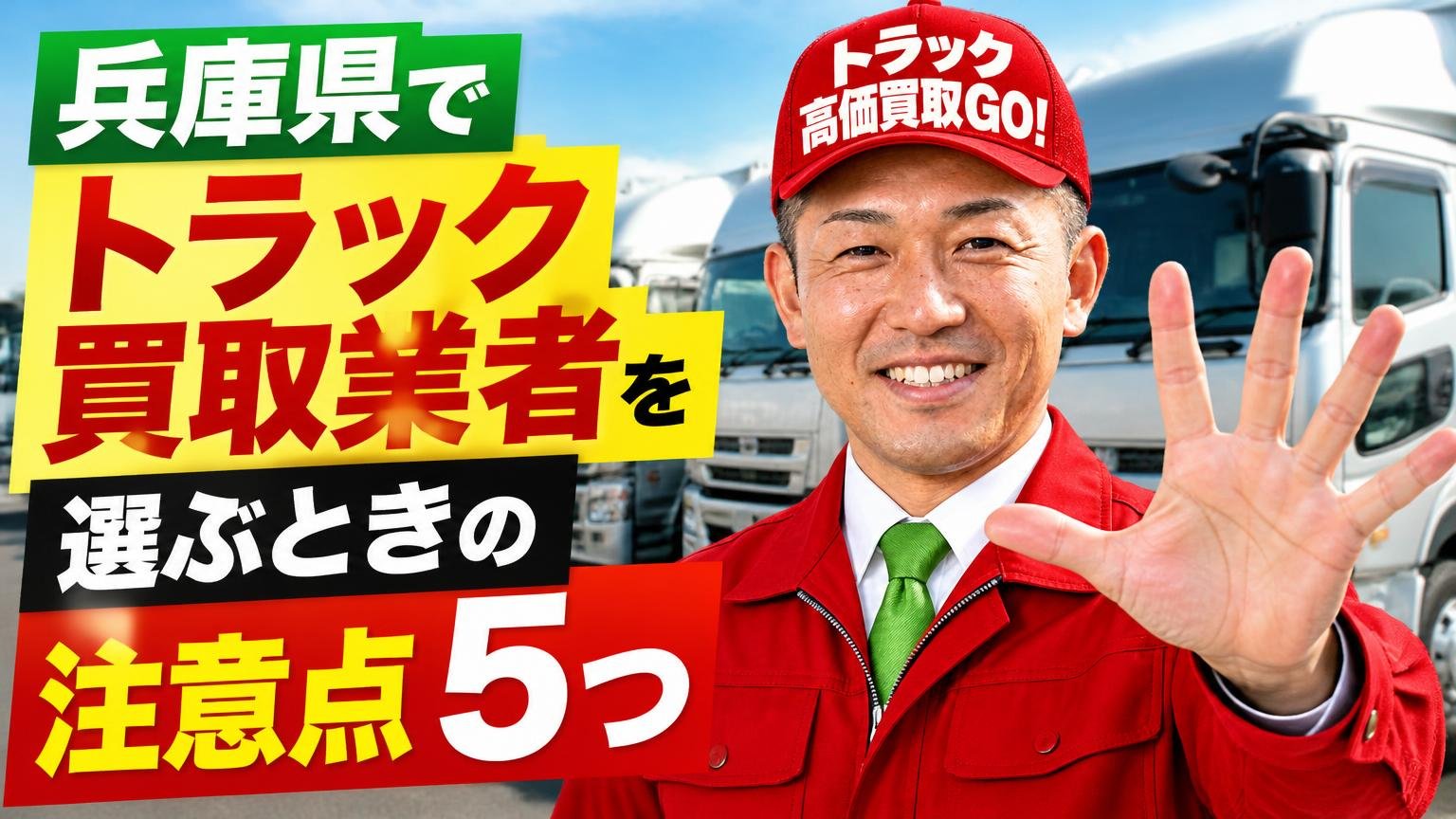 兵庫県でトラック買取業者を選ぶときの注意点5つ