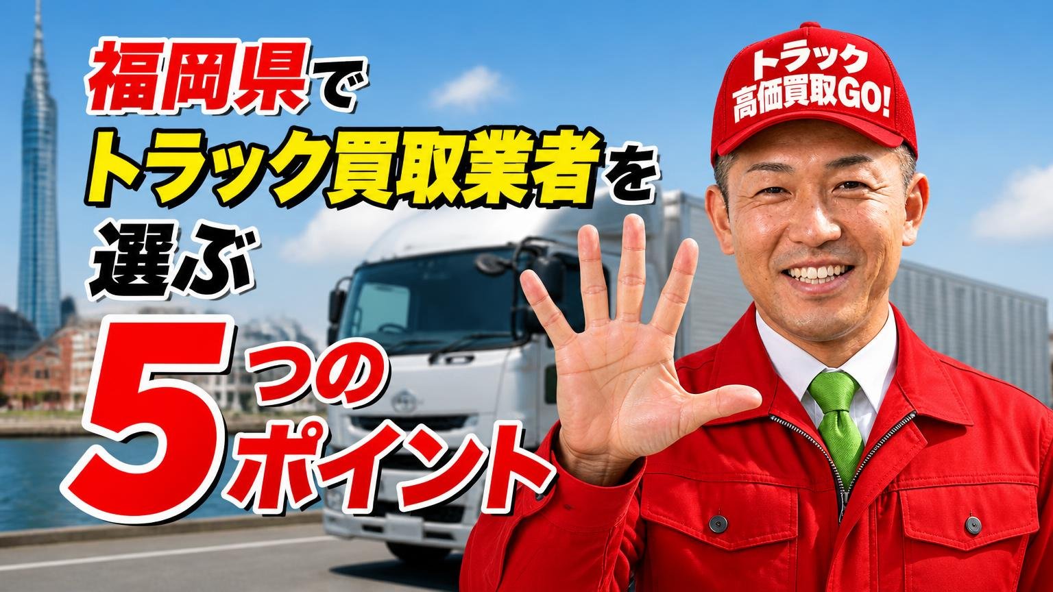 福岡県でトラック買取業者を選ぶ5つのポイント
