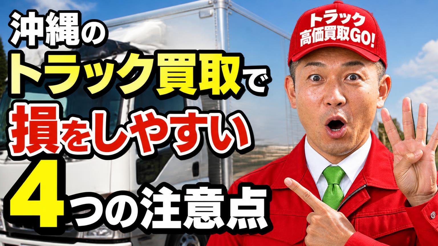 沖縄のトラック買取で損をしやすい4つの注意点