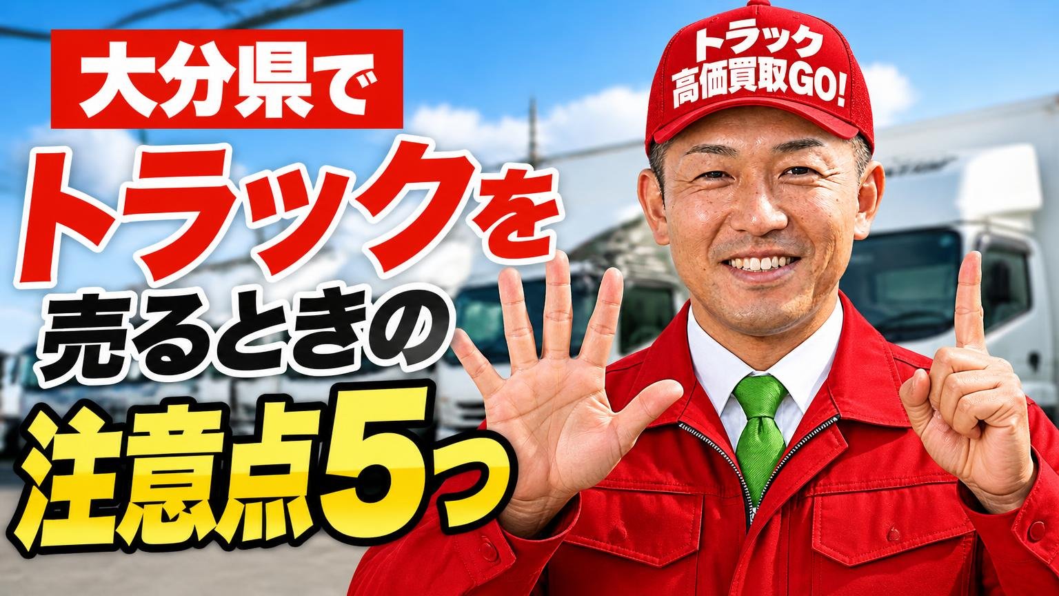 大分県でトラックを売るときの注意点5つ
