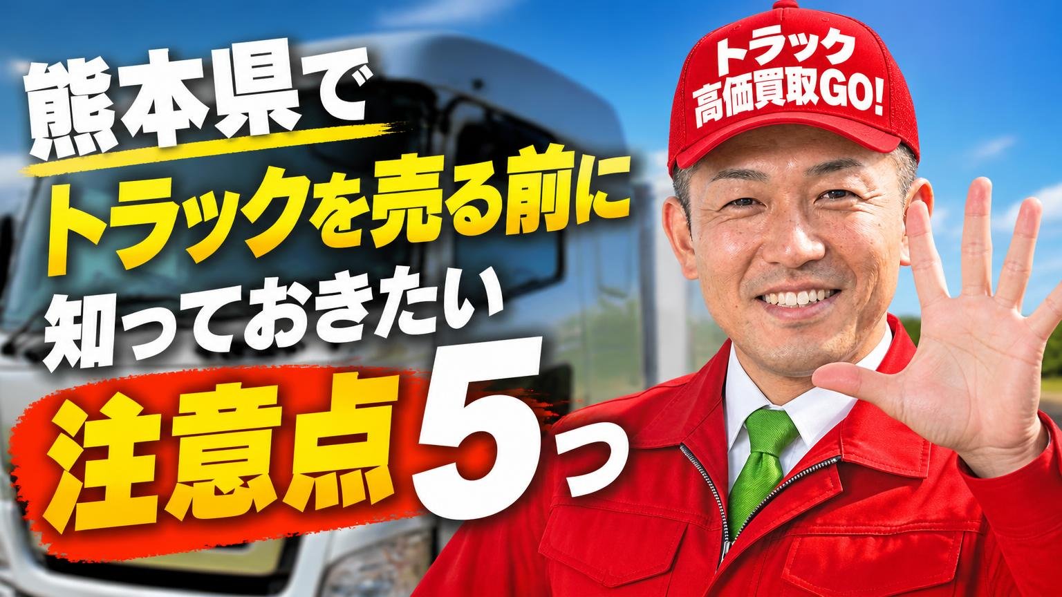 熊本県でトラックを売る前に知っておきたい注意点5つ