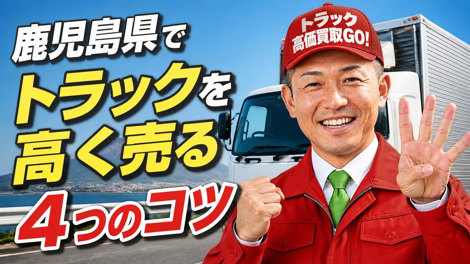 鹿児島県でトラックを高く売る4つのコツ