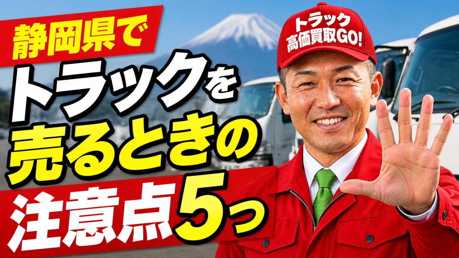 静岡県でトラックを売るときの注意点5つ