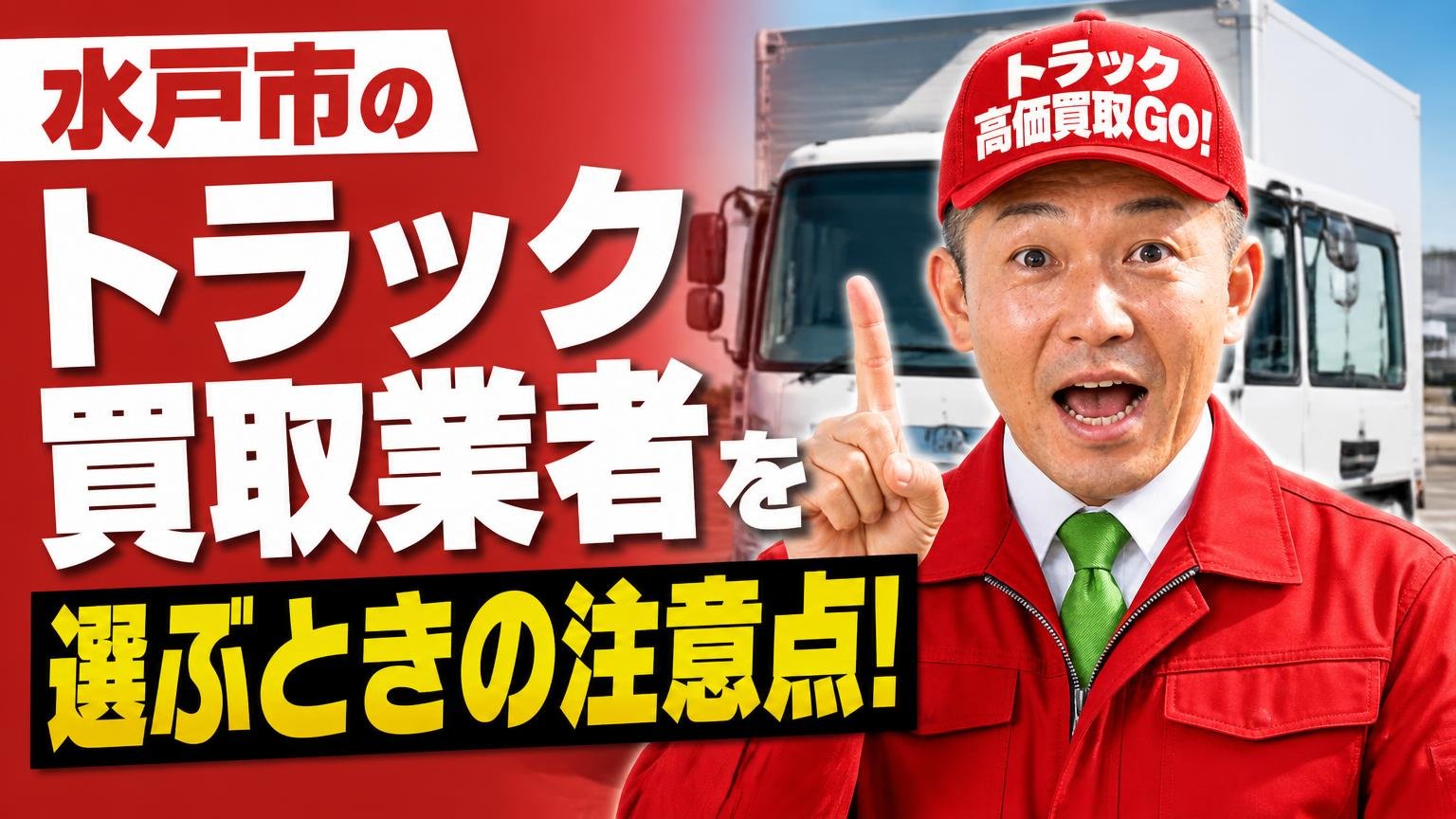 水戸市のトラック買取業者を選ぶときの注意点