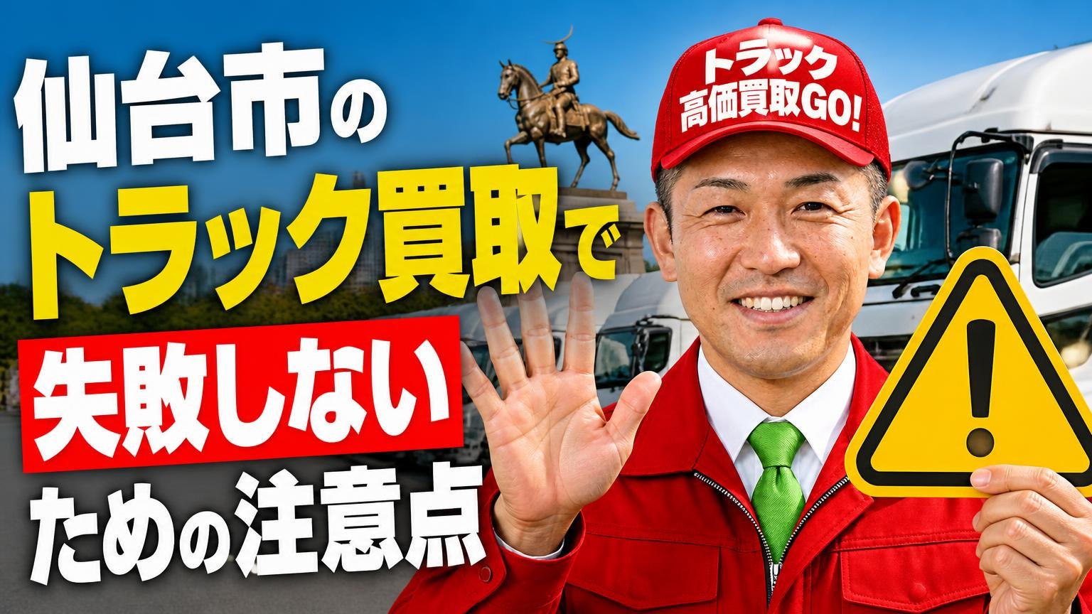 仙台市のトラック買取で失敗しないための注意点