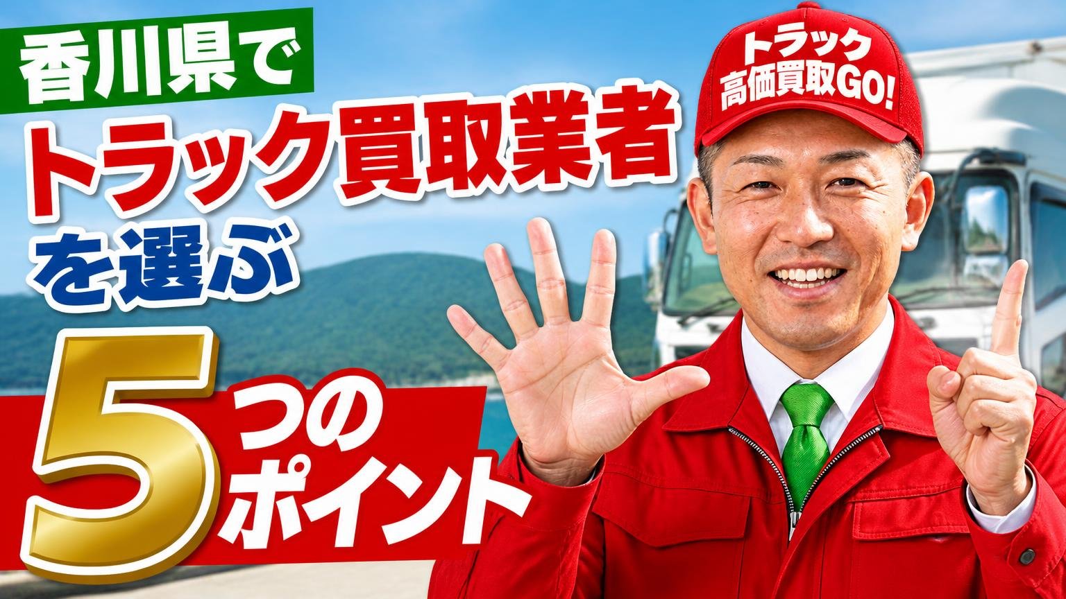 香川県でトラック買取業者を選ぶ5つのポイント