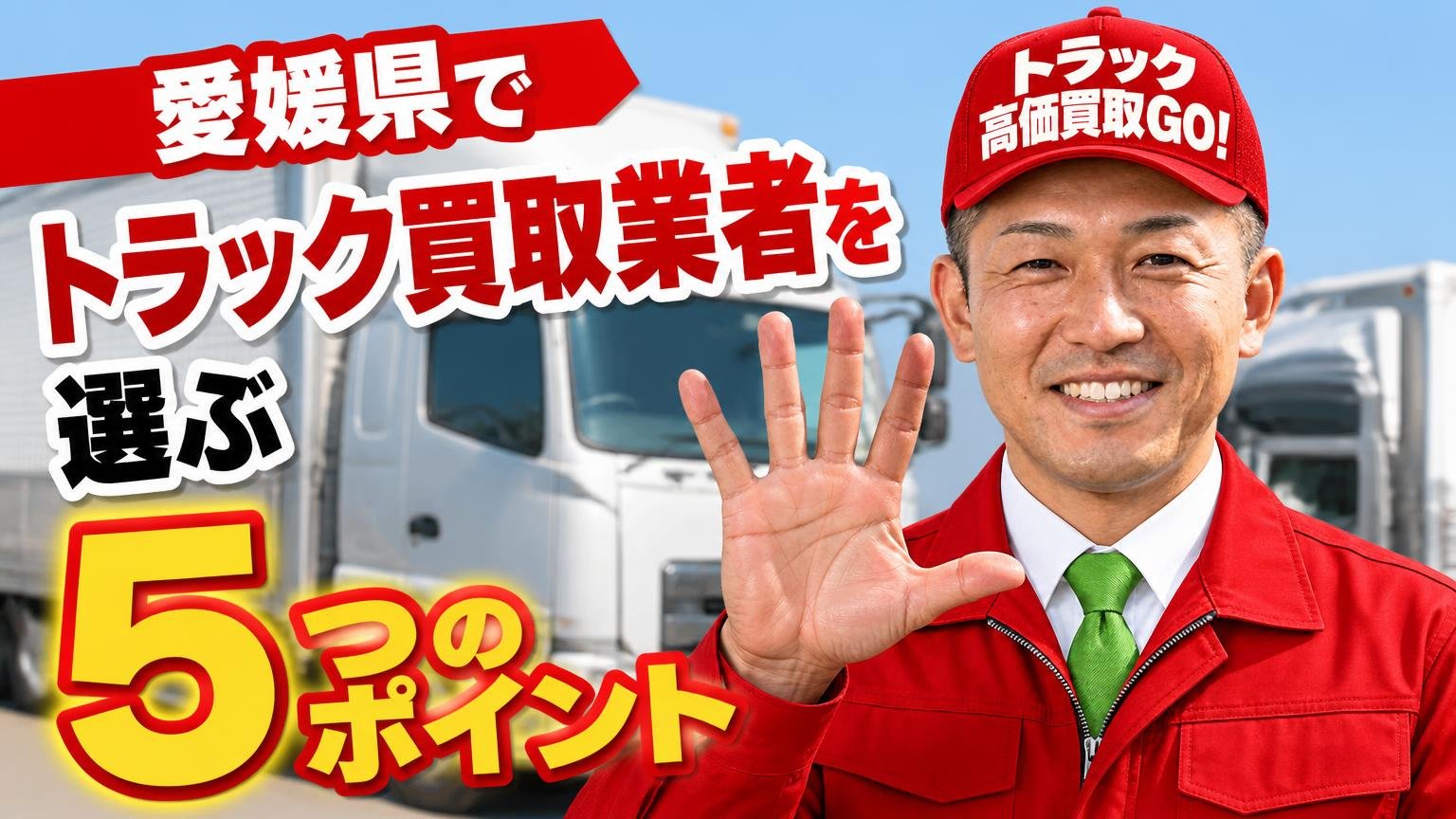 愛媛県でトラック買取業者を選ぶ5つのポイント